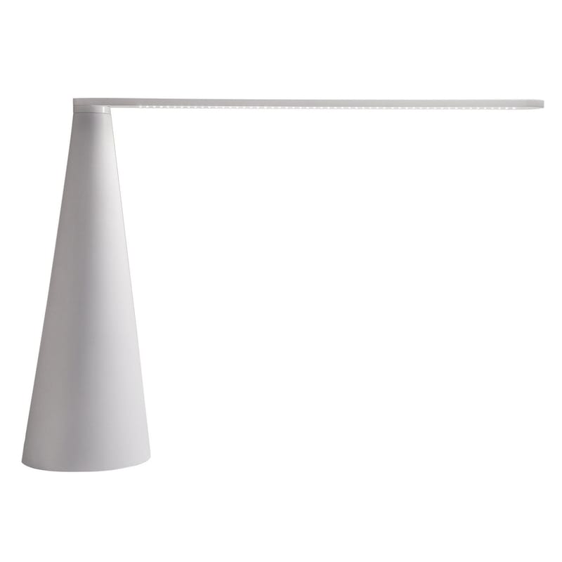 Illuminazione - Lampade da tavolo - Lampada da tavolo Elica Grand modèle metallo bianco modello grande H 52 cm - Martinelli Luce - Bianco - Alluminio