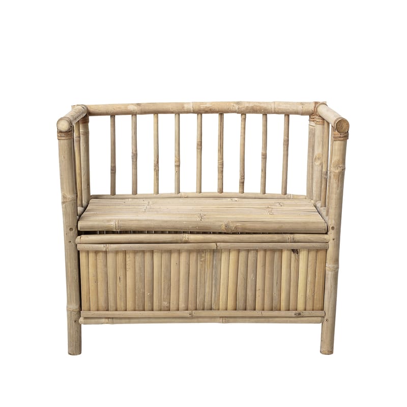 Möbel - Möbel für Kinder - Kinderbank  holz natur / mit Staufach - L 82 cm - Bloomingville - Bambus, natur - Bambus