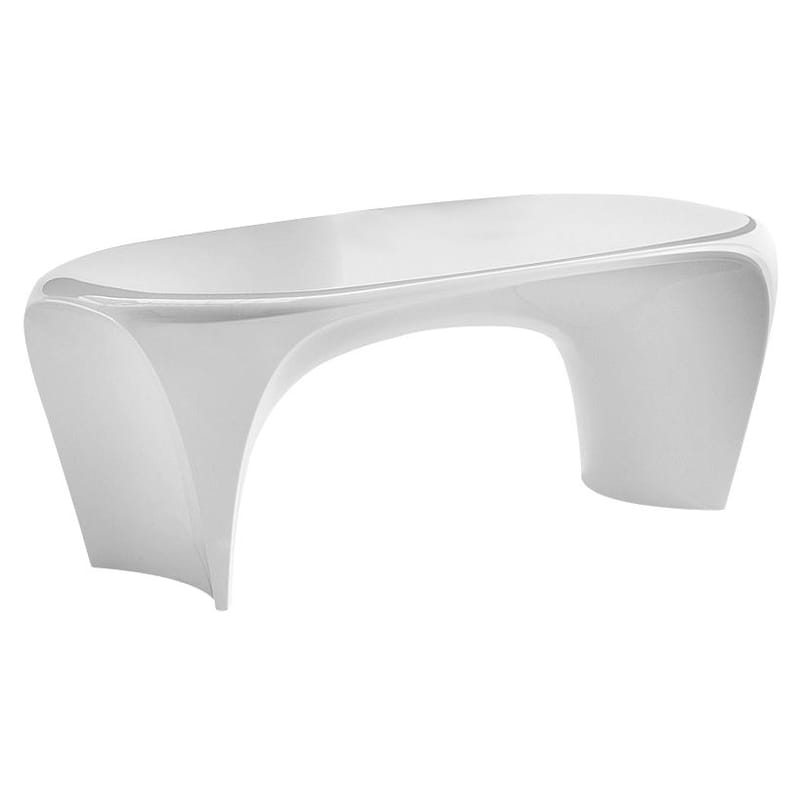 Arredamento - Tavolini  - Tavolino Lily materiale plastico bianco - MyYour - Bianco opaco - Materiale plastico