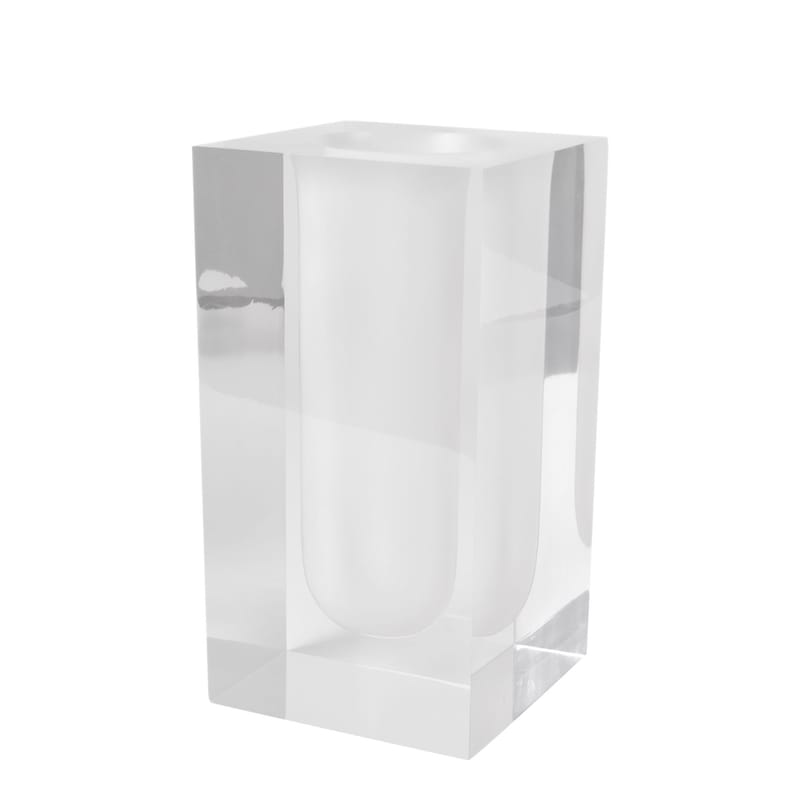 Décoration - Vases - Vase Bel Air Test Tube plastique blanc / Tube - Jonathan Adler - Blanc / Transparent - Acrylique