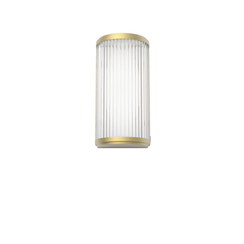 Luminaire - Appliques - Applique Versailles LED or métal / Lamelles de verre - L 25 cm - Astro Lighting - Or mat - Acier, Verre