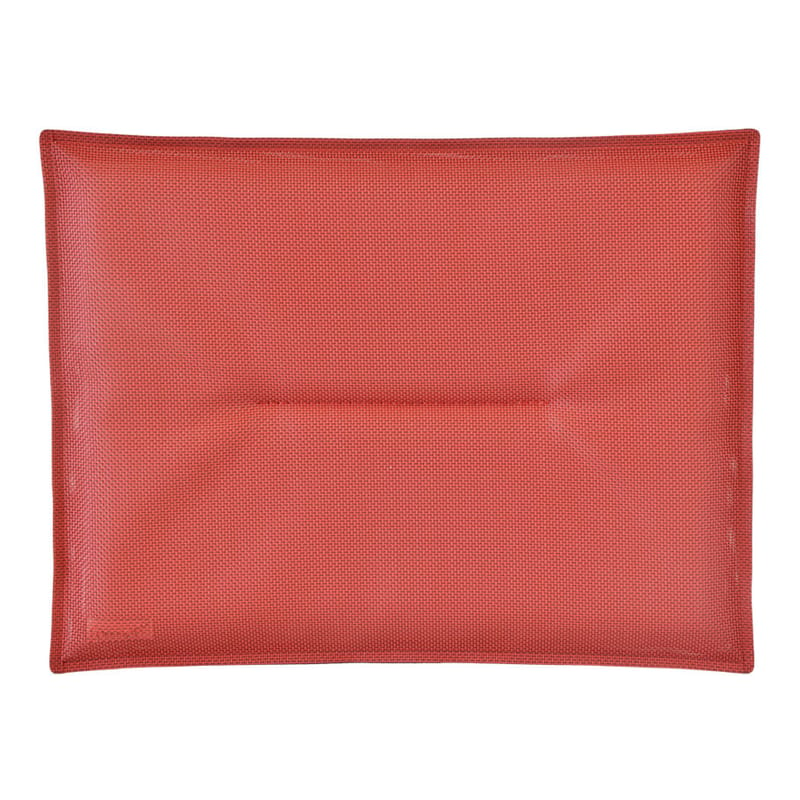 Décoration - Coussins - Coussin d\'assise  tissu rouge / Pour chaise Bistro - Fermob - Piment - Mousse, Toile