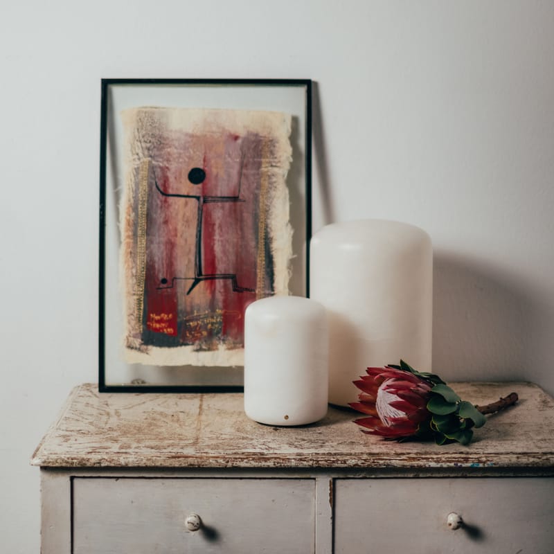 Alabaster on sale stone lamp