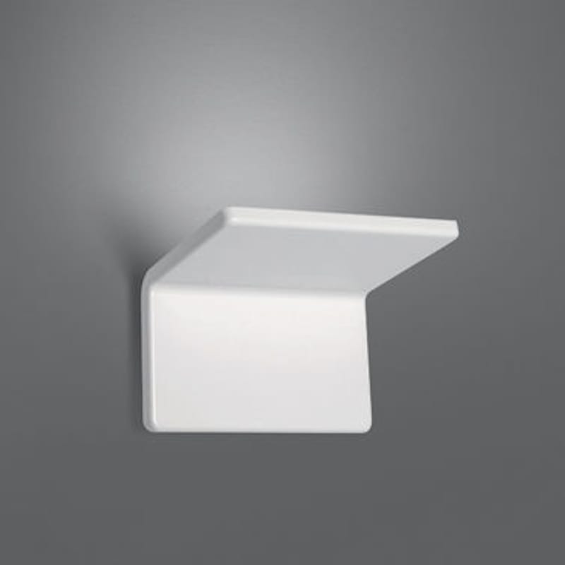Luminaire - Appliques - Applique Cuma 20 métal blanc LED / L 20 cm - Artemide - Blanc - Aluminium peint, Matière thermoplastique