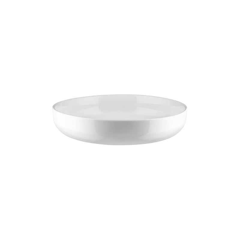 Table et cuisine - Assiettes - Assiette creuse Itsumo céramique blanc / Ø 20 cm - Set de 4 - Alessi - Blanc - Porcelaine