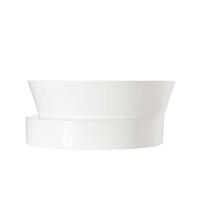 Table et cuisine - Saladiers, coupes et bols - Coupe Block céramique blanc / Ø 30 x H 12 cm - Tom Dixon - Blanc - Faïence émaillée