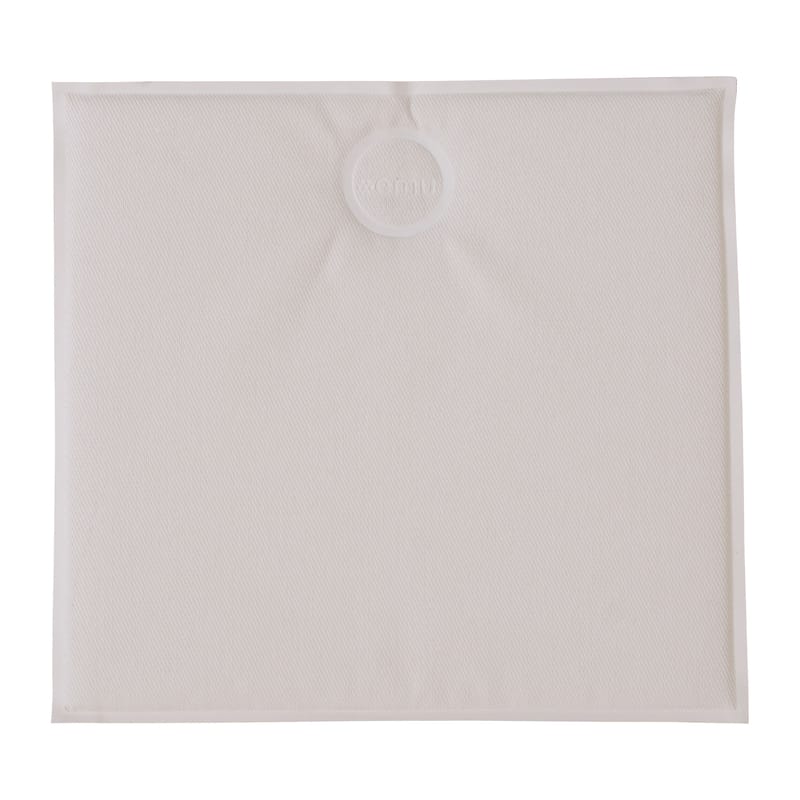 Décoration - Coussins - Coussin d\'assise  tissu blanc magnétique / 39 x 37 cm - Emu - Blanc - Tissu technique