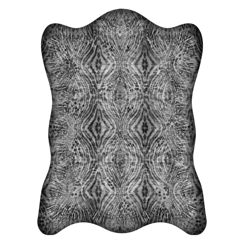 Décoration - Tapis - Tapis Armoured Boar  gris noir / 200 x 300 cm - Moooi Carpets - Noir & blanc - Polyamide
