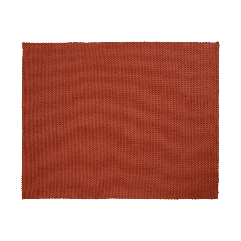 Décoration - Tapis - Tapis d\'extérieur Rope rouge / 200 x 250 cm - PET recyclé - Cinna - Terracotta -  PET recyclé