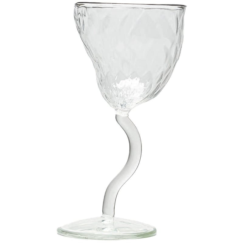 Table et cuisine - Verres  - Verre à vin Classics on Acid - Diamonds verre transparent / Ø 8,5 x H 19,5 cm - Diesel living with Seletti - Diamonds - Verre