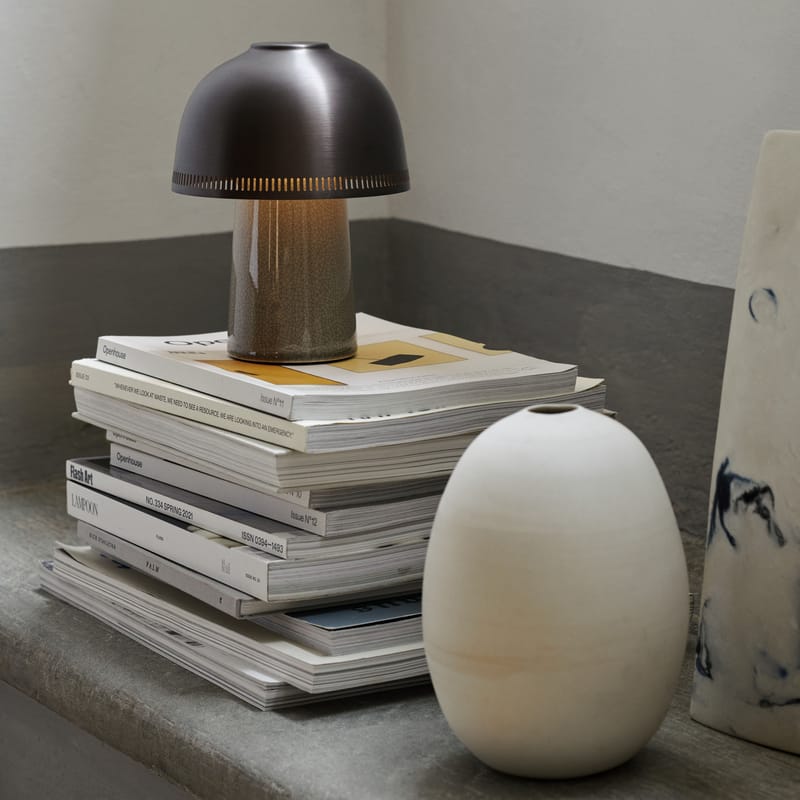 tradition Raku SH8 Wireless rechargeable lamp bronze beige
