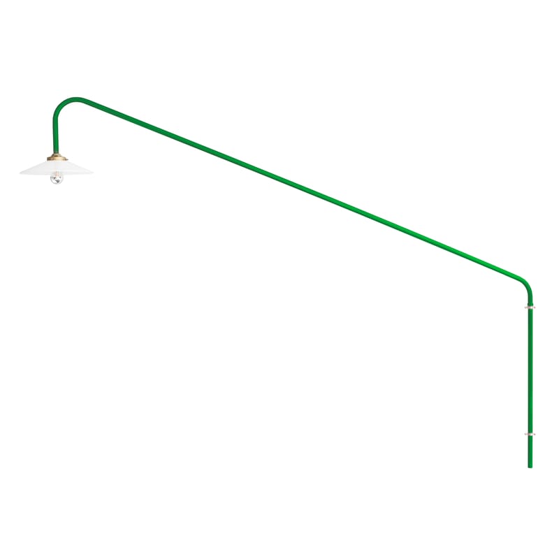 Luminaire - Appliques - Applique avec prise Hanging Lamp n°1 métal vert / H 140 x L 175 cm - valerie objects - Vert - Acier, Verre