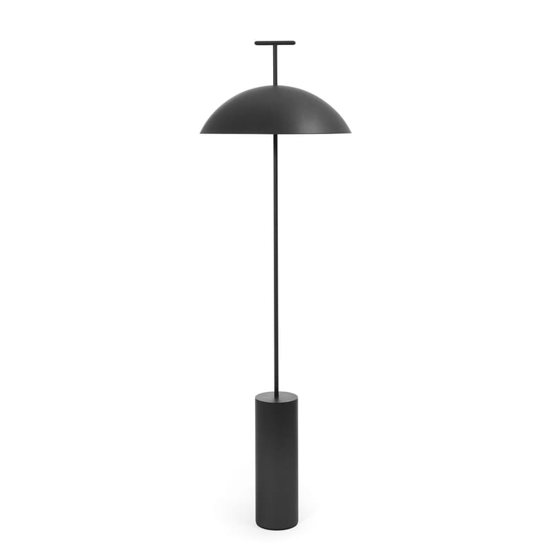 Luminaire - Lampadaires - Lampadaire Geen-a métal noir / Liseuse  / H 132 cm - Kartell - Noir - Acier thermolaqué