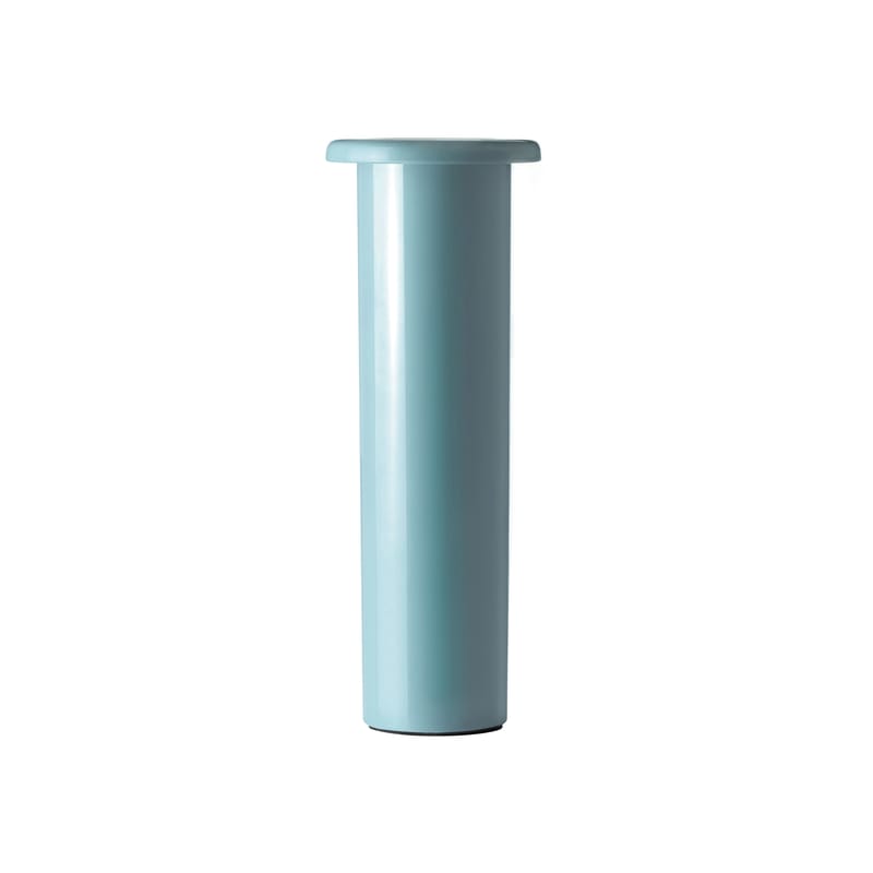 Décoration - Vases - Lampe sans fil rechargeable Bouquet LED plastique bleu / Vase - Ø 8 x H 22 cm - Magis - Bleu clair - ABS