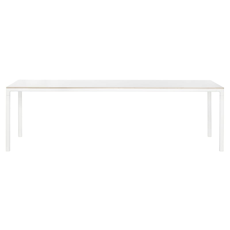 Mobilier - Tables - Table rectangulaire T12  / 200 x 95 cm - Stratifié - Hay - 200 x 95 cm / Blanc - Aluminium peint, Stratifié