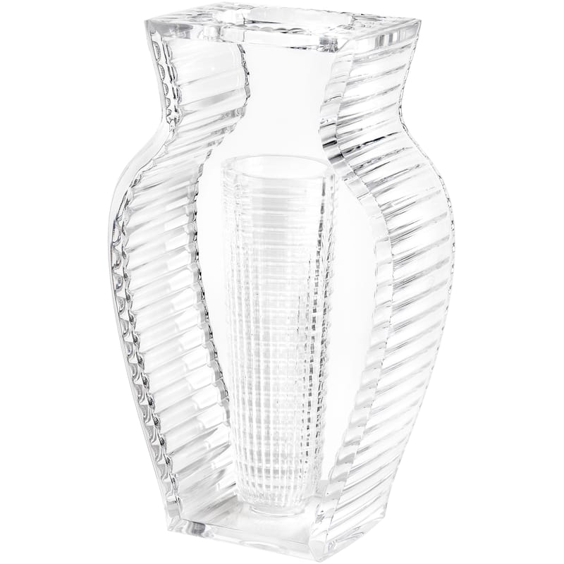 Décoration - Vases - Vase I Shine plastique transparent / Eugeni Quitllet, 2013 - Kartell - Transparent - PMMA