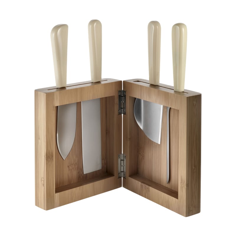 Table et cuisine - Couteaux et planches à découper - Bloc à couteaux Milky Way Minor fibre végétale bois naturel - Alessi - Bambou - Bambou