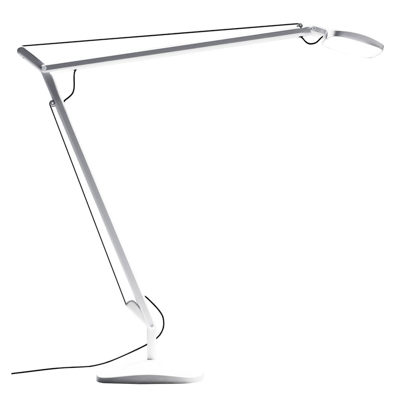 Luminaire - Lampes de table - Lampe de table Volée LED métal blanc - Fontana Arte - Blanc - Aluminium
