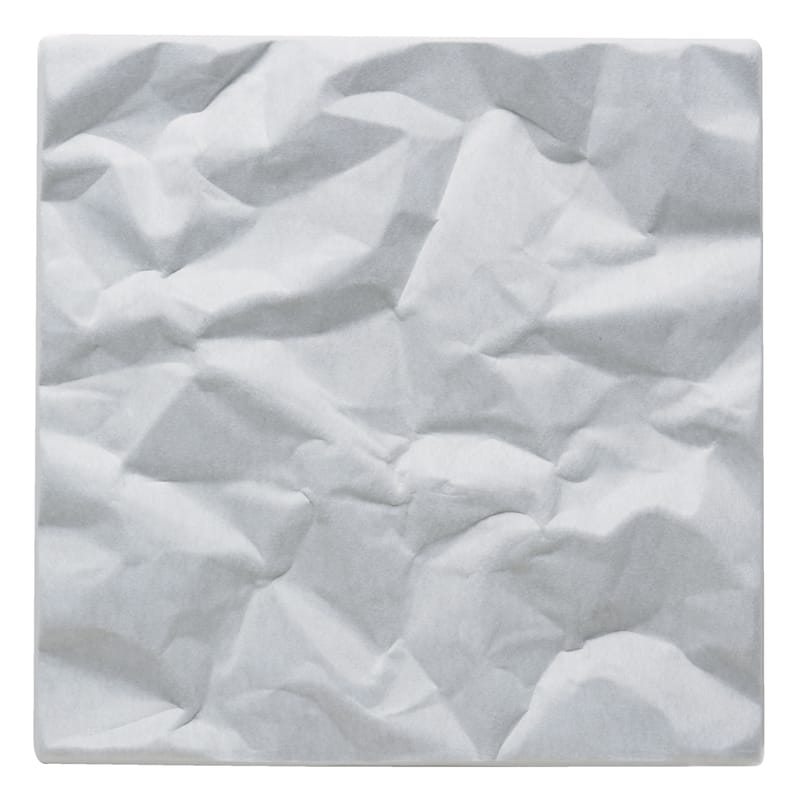 Mobilier - Paravents, séparations - Panneau acoustique mural Soundwave Scrunch plastique blanc - Offecct - Blanc - Fibre de polyester