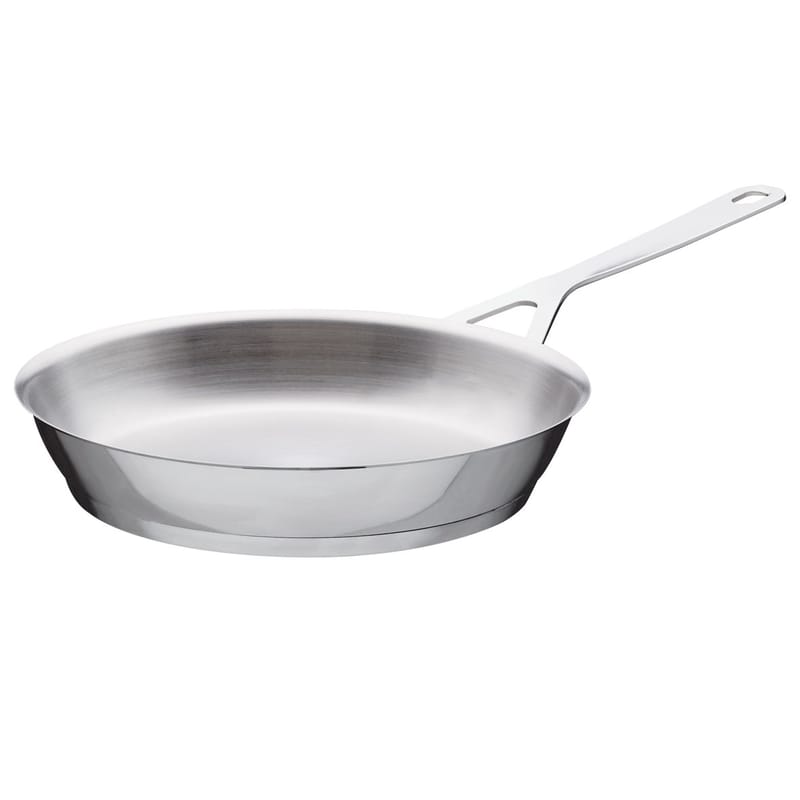 Table et cuisine - Plats et cuisson - Poêle Pots and Pans métal / Ø 24 cm - Alessi - Ø 24 cm - Acier inoxydable