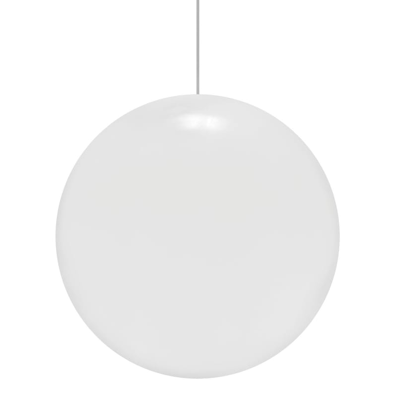 Luminaire - Suspensions - Suspension d\'extérieur Globo plastique blanc / Ø 50 cm - Slide - Ø 50 cm - polyéthène recyclable