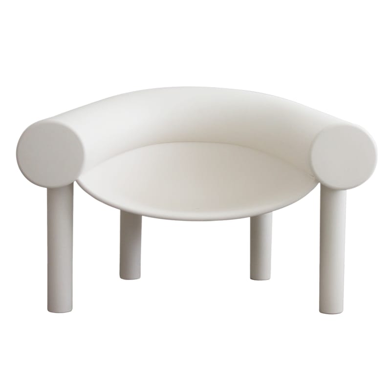 Furniture - Armchairs - Sam Son Low armchair plastic material white Plastic - Magis - White - Plastic material