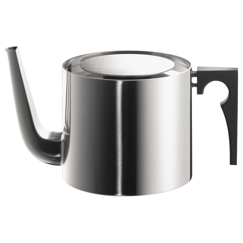 Tisch und Küche - Tee und Kaffee - Teekanne Cylinda Line metall - Stelton - 1,25 l / Edelstahl - Bakelit, polierter rostfreier Stahl