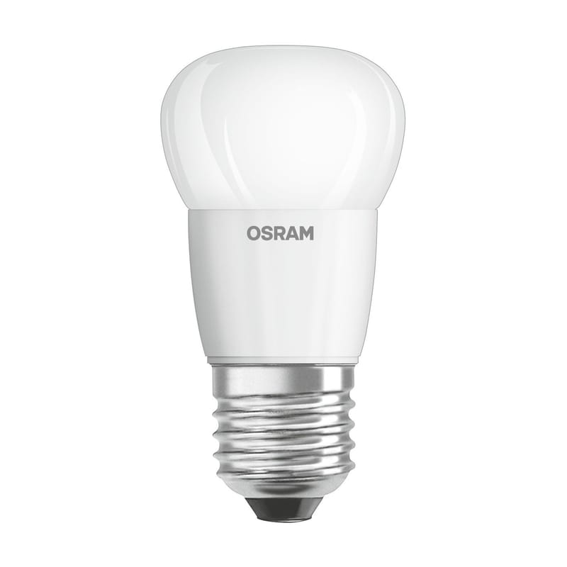 Luminaire - Ampoules et accessoires - Ampoule LED E27 avec radiateur  verre blanc / Sphérique dépolie - 5W=40W  (2700K, blanc chaud) - Osram - 5W=40W - Verre