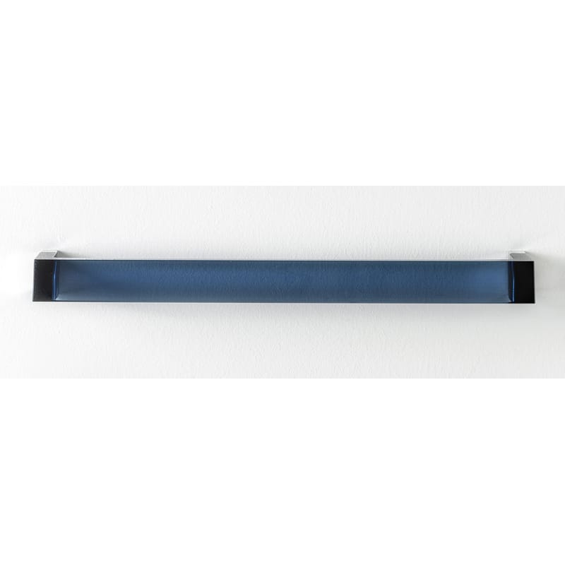 Accessoires - Accessoires salle de bains - Porte-serviettes mural Rail plastique bleu / L 45 cm - Kartell - Bleu crépuscule - PMMA