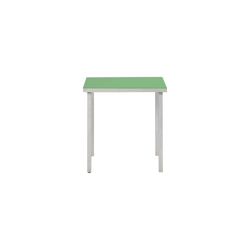Jardin - Tables de jardin - Table carrée Alu table métal vert / 85 x 85 cm - (indoor/outdoor) - valerie objects - Vert - Aluminium