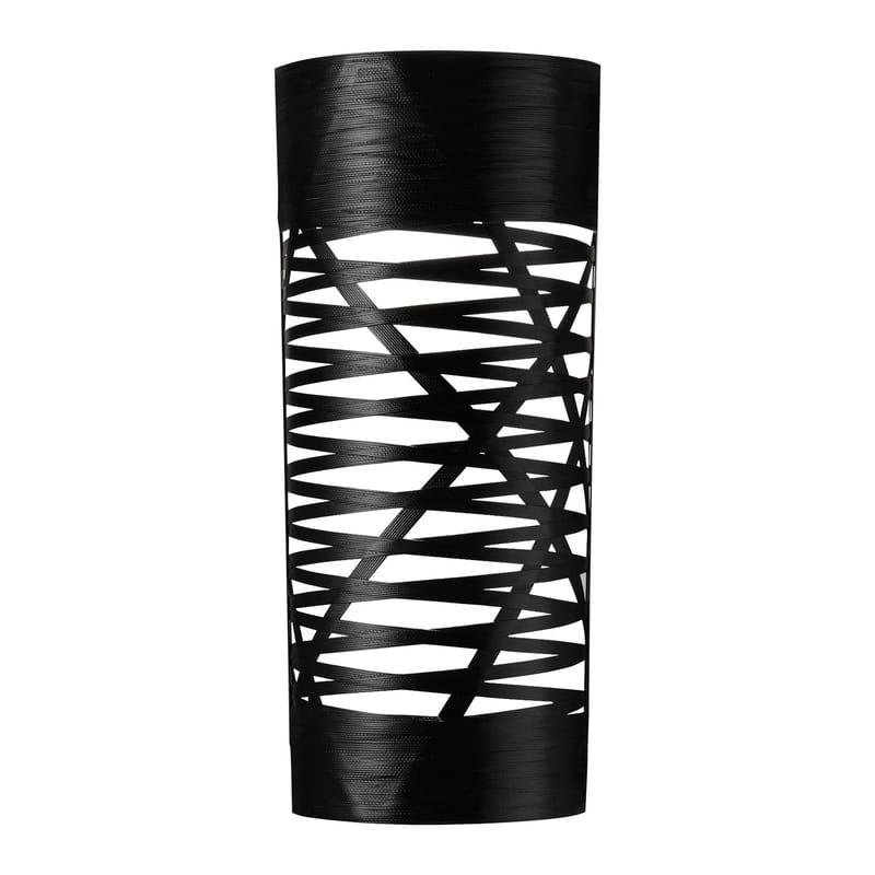 Lighting - Wall Lights - Tress Wall light plastic material black H 59 cm - Foscarini - Black - Composite material, Fibreglass