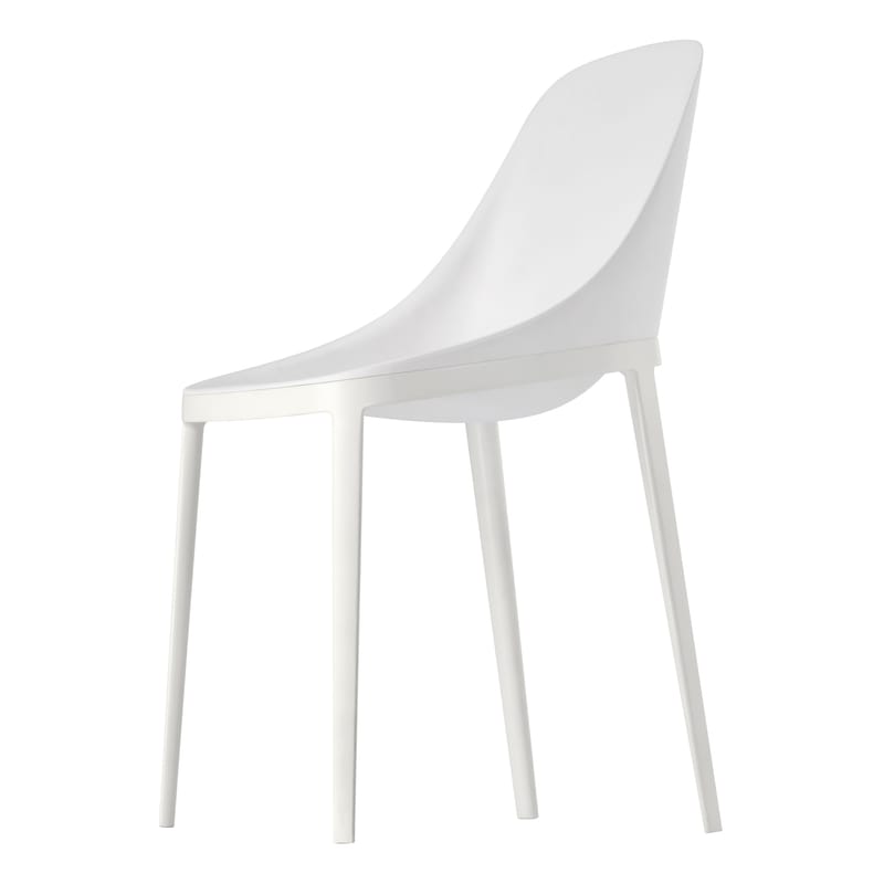 Mobilier - Chaises, fauteuils de salle à manger - Chaise Elle plastique blanc - Alias - Polyurétahne blanc / structure blanche - Aluminium laqué, Polyuréthane