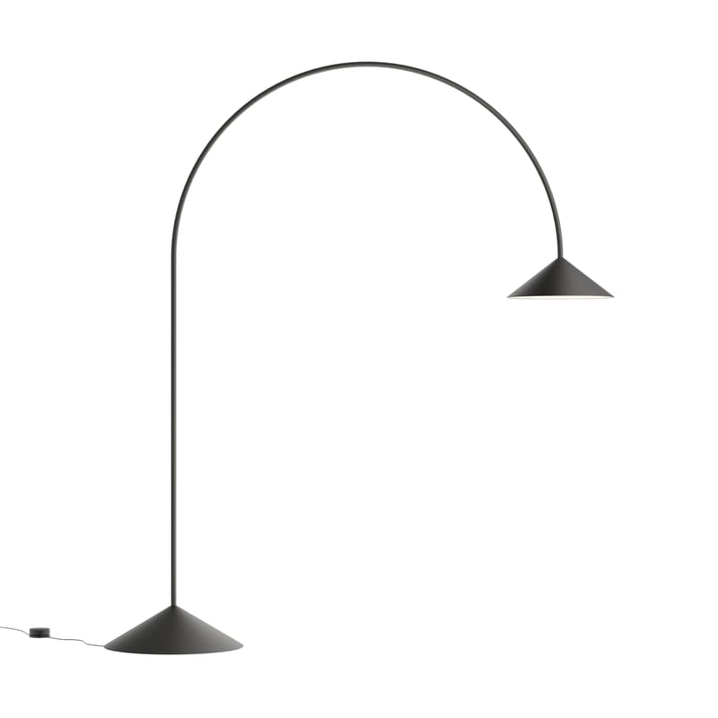 Luminaire - Luminaires d\'extérieur - Lampadaire d\'extérieur Out LED métal noir / H 242 cm - Vibia - Noir Graphite - Acier inoxydable, Aluminium