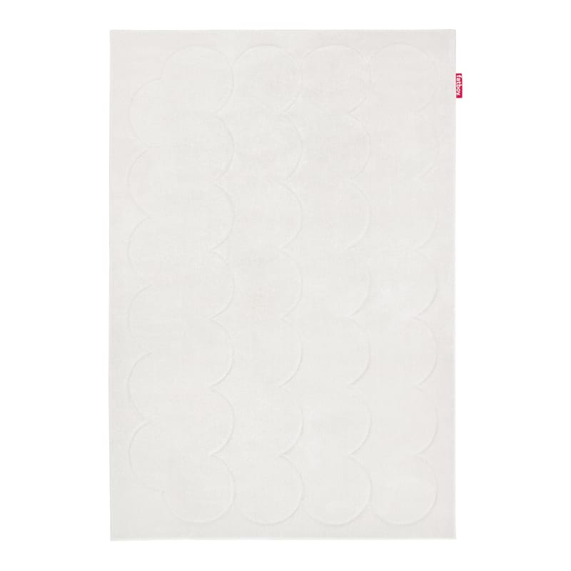 Décoration - Tapis - Tapis Bubble tissu blanc / 200 x 290 cm - Fatboy - Vanilla Ice (blanc) - Polypropylène
