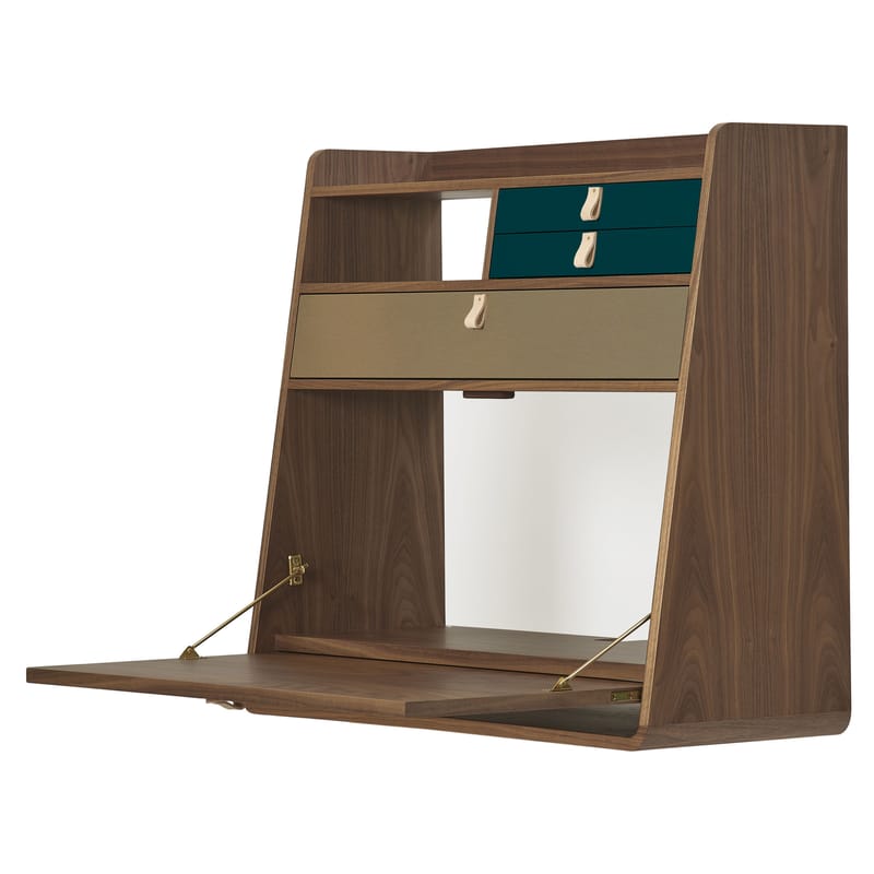 Blue and shop gold writing desk