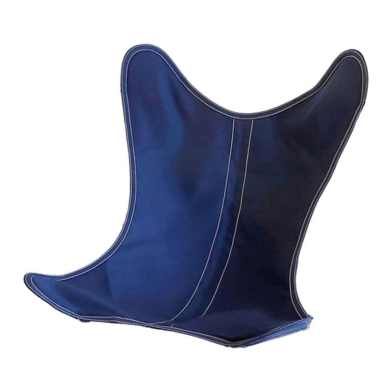 Mobilier - Fauteuils - Accessoire  tissu bleu Housse Coton OUTDOOR / Pour fauteuil AA Butterfly - AA-New Design - Bleu encre - Coton traité pour l\'extérieur