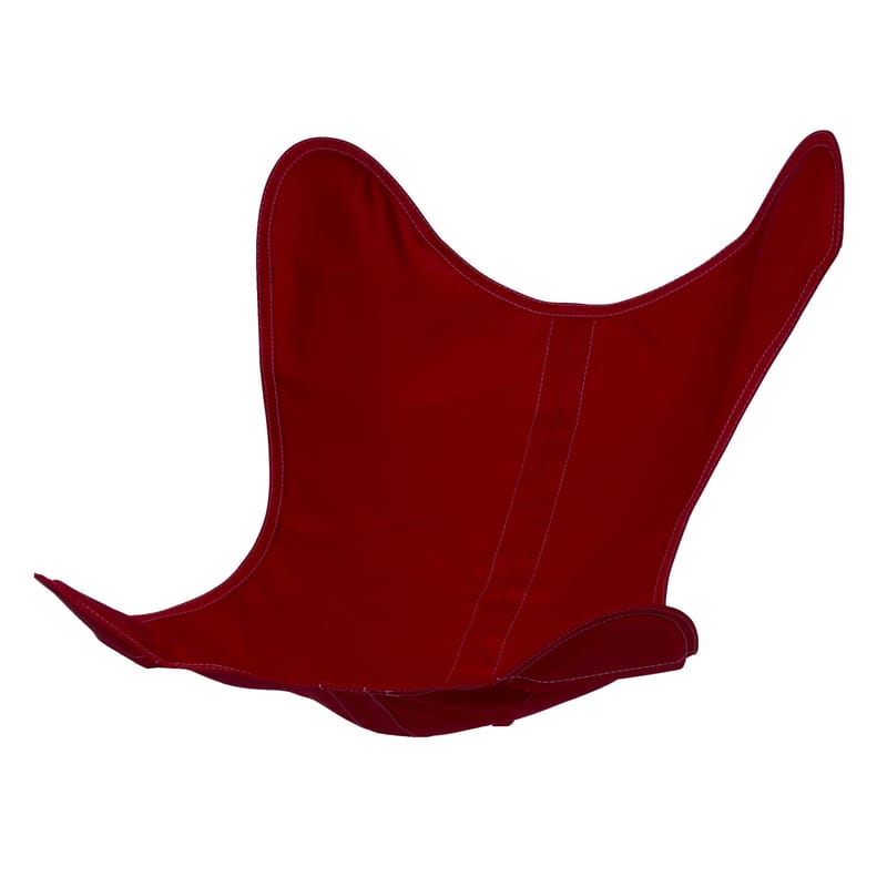 Mobilier - Fauteuils - Accessoire  tissu rouge Housse Coton OUTDOOR / Pour fauteuil AA Butterfly - AA-New Design - Cerise - Coton traité pour l\'extérieur