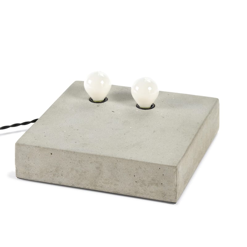 Luminaire - Lampes de table - Applique Essentials n°2 pierre gris / Applique - Béton - 25 x 25 cm - Serax - Béton / Gris - Béton