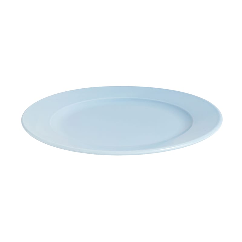 Table et cuisine - Assiettes - Assiette Rainbow céramique bleu / Ø 24 cm - Hay - Bleu clair - Porcelaine