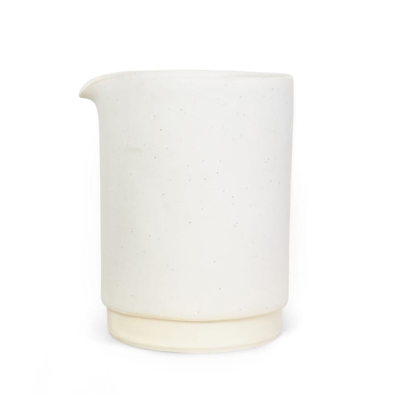 Table et cuisine - Carafes et décanteurs - Carafe Otto Large céramique blanc / Ø 11 x H 15 cm - Frama  - Blanc - Grès émaillé