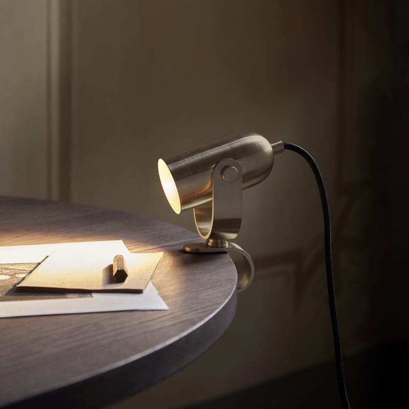 Gold clip on hotsell lamp