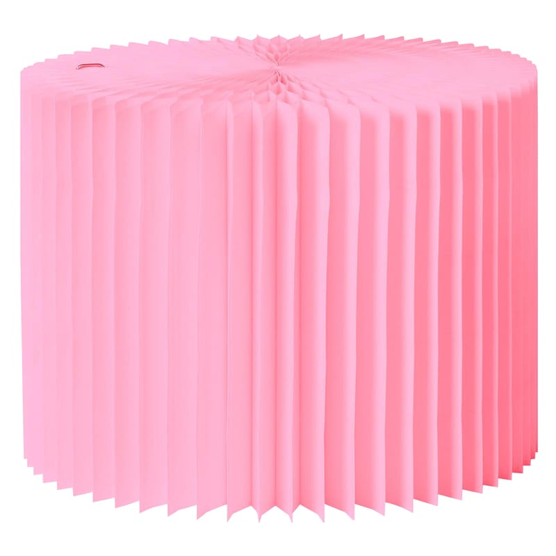 Mobilier - Tables basses - Pouf K-baby plastique rose / Pliable - Ø 56 cm - Vange - Rose - Polypropylène
