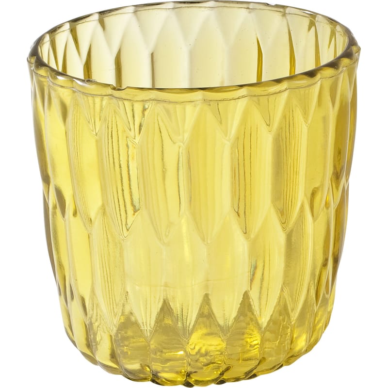 Décoration - Vases - Vase Jelly plastique jaune /Seau à glace /Corbeille - Kartell - Jaune transparent - PMMA
