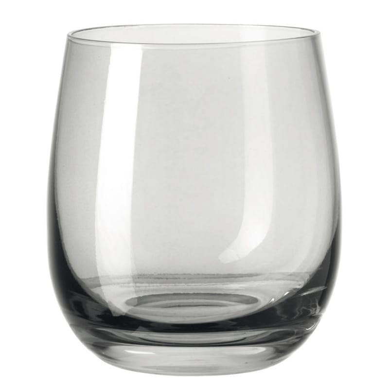 Table et cuisine - Verres  - Verre à whisky Sora verre gris / H 10 cm - Leonardo - Gris basalte - Verre