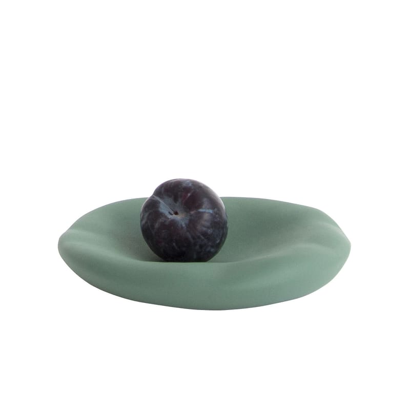 Table et cuisine - Assiettes - Coupe Canova Small céramique vert / Ø 20 cm - Constance Guisset, 2017 - Moustache - Vert - Céramique