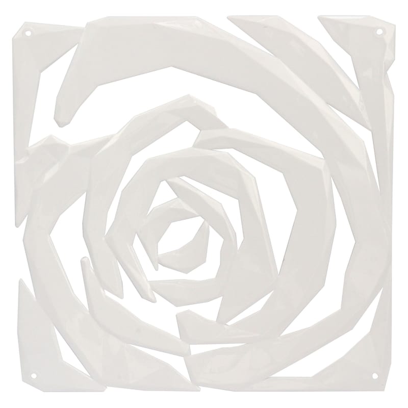 Mobilier - Paravents, séparations - Cloison Romance plastique blanc / Set de 4 - Crochets inclus - Koziol - Blanc - Polycarbonate