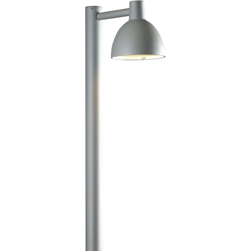 Lighting - Outdoor Lighting - Toldbod Garden light metal grey silver H 90 cm - Louis Poulsen - Aluminium - Aluminium