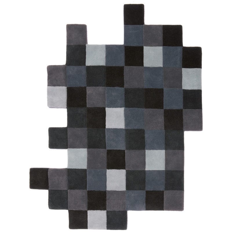 Arredamento - Tappeti  - Tappeto Do-Lo-Rez tessuto grigio 207 x 253 cm - Nanimarquina - Tonalità grigie - Lana