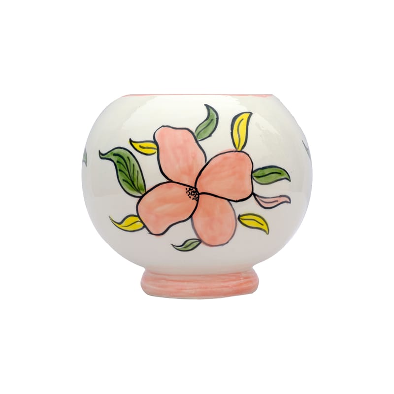 Décoration - Vases - Vase Flower céramique multicolore / Ø 25 x H 24 cm - Fait main - POPUS EDITIONS - Multicolore - Céramique