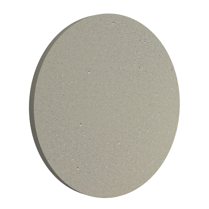 Luminaire - Appliques - Applique d\'extérieur Camouflage LED pierre gris / ciment / Ø 24 cm - Flos - Béton - Aluminium, Ciment